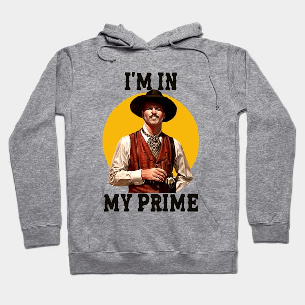 im in my prime | doc holiday Hoodie by SLAMDONUTS